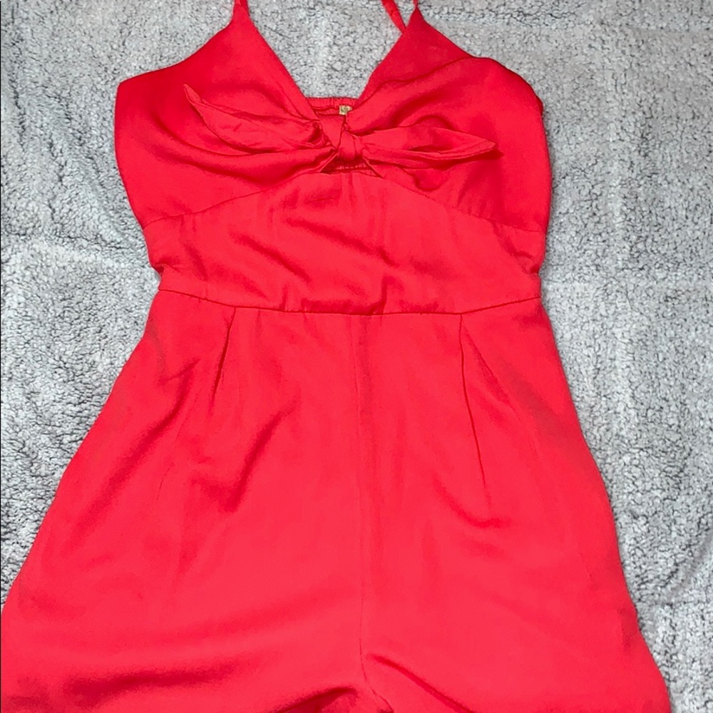 Red romper